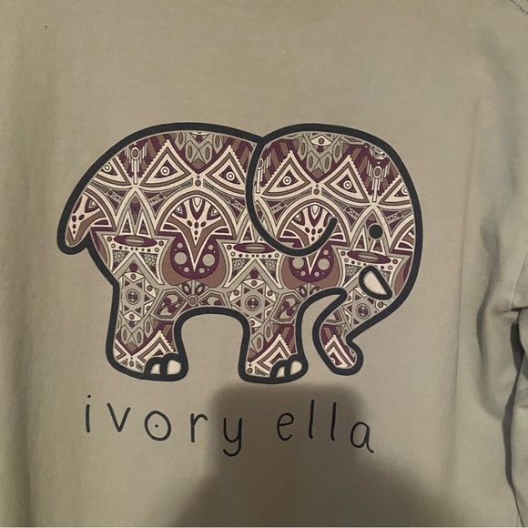 Ivory Ella Soft Blue Long Sleeve Tee - Picture 3 of 5